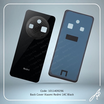 تصویر BACK COVER REDMI 14C BLACK XIAO