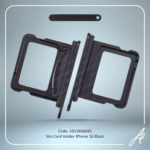 تصویر  SIM HOLDER 16 BLACK IPHONE