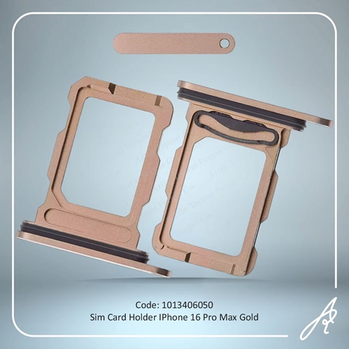 تصویر  SIM HOLDER 16 PRO MAX GOLD IPHONE