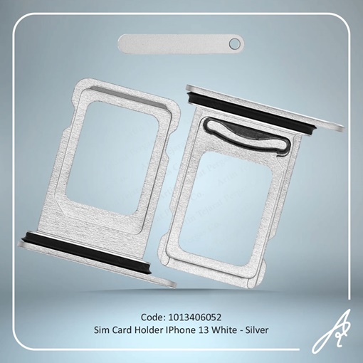 تصویر  SIM HOLDER 13 WHITE-SILVER IPHONE