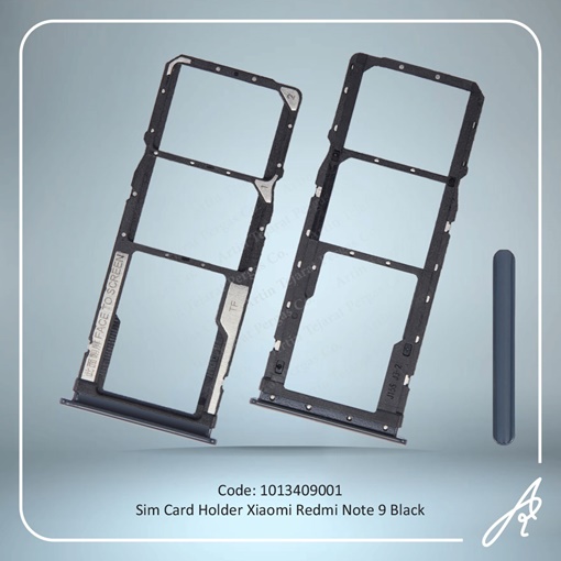 تصویر  SIM HOLDER REDMI NOTE 9 BLACK XIAO