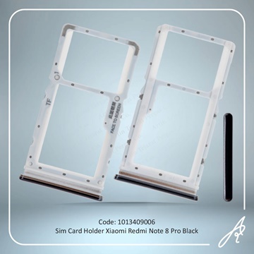 تصویر SIM HOLDER REDMI NOTE 8 PRO BLACK  XIAO