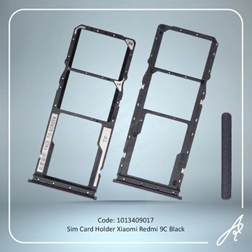 تصویر SIM HOLDER REDMI 9C BLACK XIAO