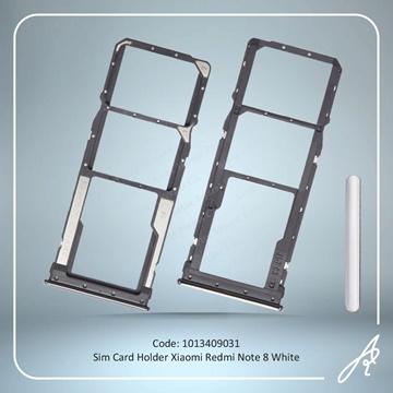 تصویر SIM HOLDER REDMI NOTE 8 WHITE XIAO