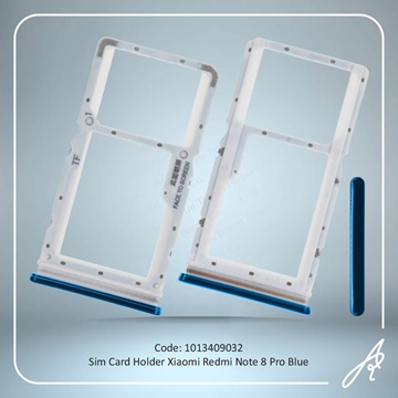 تصویر SIM HOLDER REDMI NOTE 8 PRO BLUE XIAO