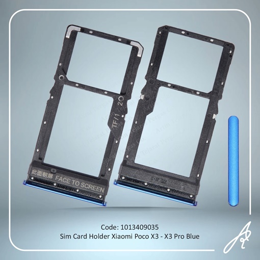 تصویر  SIM HOLDER POCO X3-X3 PRO BLUE XIAO