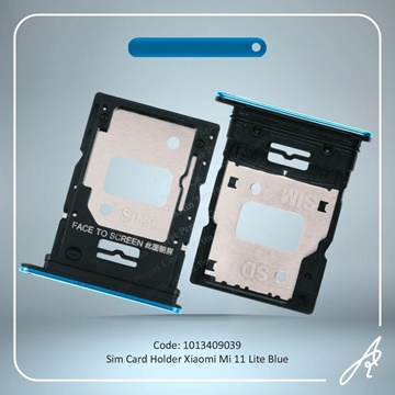 تصویر SIM HOLDER MI 11 LITE BLUE XIAO