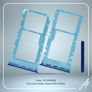 تصویر SIM HOLDER  MI A3 BLUE XIAO
