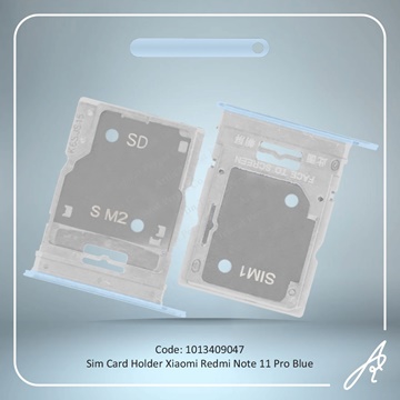 تصویر SIM HOLDER REDMI NOTE 11PRO BLUE XIAO