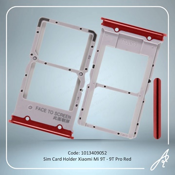 تصویر SIM HOLDER MI 9T-9T PRO RED XIAO