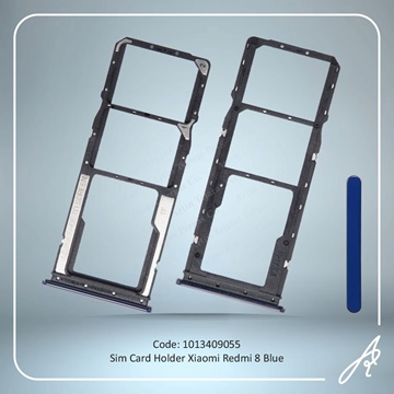 تصویر SIM HOLDER REDMI 8 BLUE  XIAO