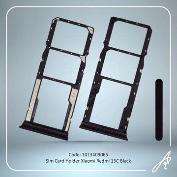 تصویر SIM HOLDER REDMI 13C BLACK XIAO