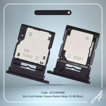 تصویر SIM HOLDER REDMI NOTE 13 4G BLACK XIAO