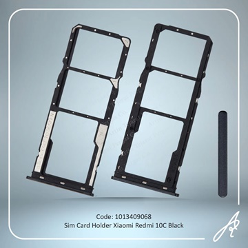 تصویر SIM HOLDER REDMI 10C BLACK XIAO