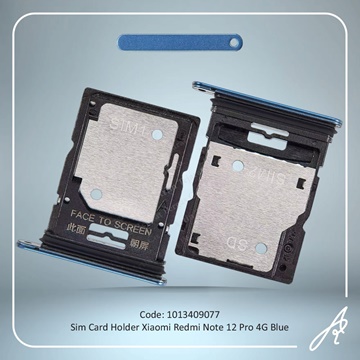 تصویر SIM HOLDER REDMI NOTE 12 PRO 4G BLUE XIAO