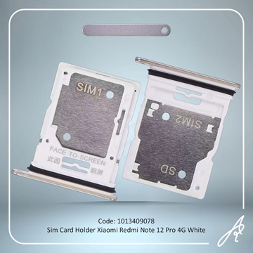 تصویر SIM HOLDER REDMI NOTE 12 PRO 4G WHITE XIAO