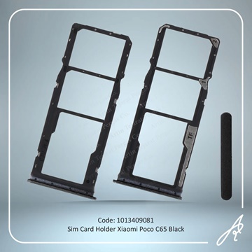 تصویر SIM HOLDER POCO C65 BLACK XIAO