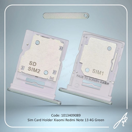 تصویر  SIM HOLDER REDMI NOTE 13 4G GREEN XIAO