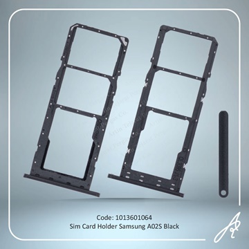 تصویر SIM HOLDER A02S BLACK SAM