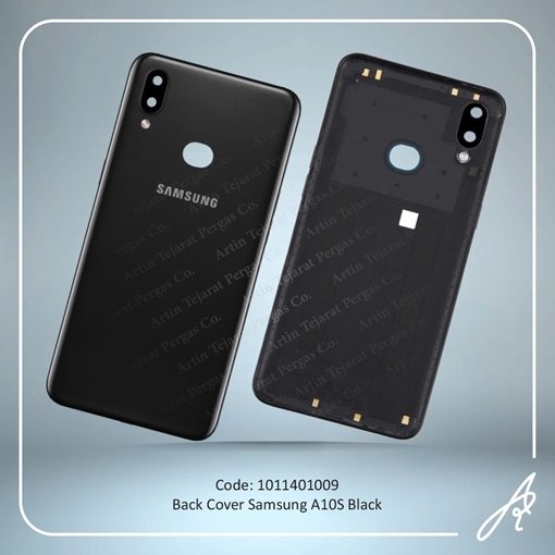 تصویر  BACK COVER A10S BLACK SAM