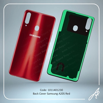 تصویر BACK COVER A20S RED SAM