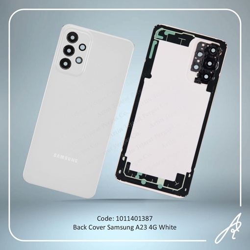 تصویر  BACK COVER A23 4G WHITE SAM
