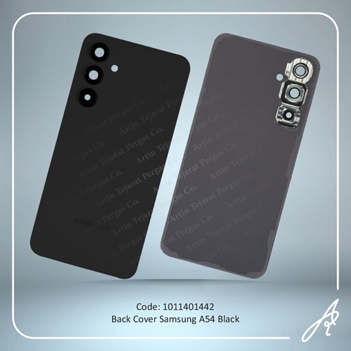 تصویر  BACK COVER A54 BLACK SAM