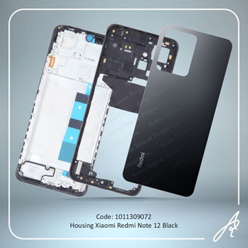 تصویر HOUSING REDMI NOTE 12 BLACK XIAO