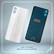 تصویر BACK COVER A05 SILVER SAM