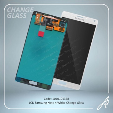 تصویر LCD NOTE 4 WHITE CHANGE GLASS SAM