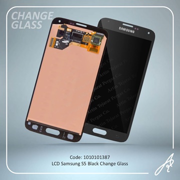 تصویر LCD S5 BLACK CHANGE GLASS SAM