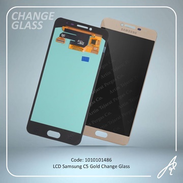 تصویر LCD C5 GOLD CHANGE GLASS SAM