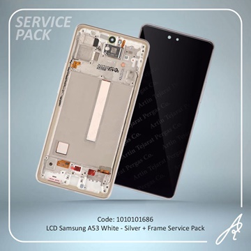 تصویر LCD A53+FRAME WHITE-SILVER SERVICE PACK SAM