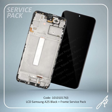تصویر LCD A25+FRAME BLACK SERVICE PACK SAM