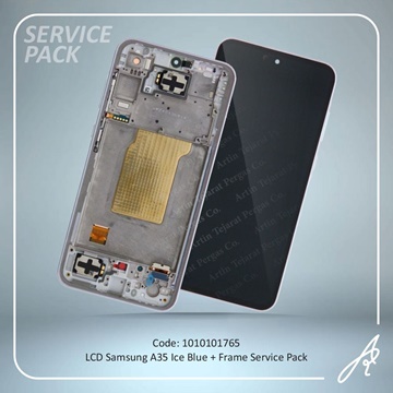 تصویر LCD A35+FRAME ICE BLUE SERVICE PACK SAM
