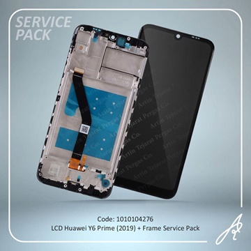 تصویر LCD Y6 PRIME 2019+FRAME SERVICE PACK HUW