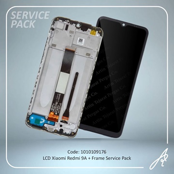 تصویر LCD REDMI 9A+FRAME SERVICE PACK XIAO