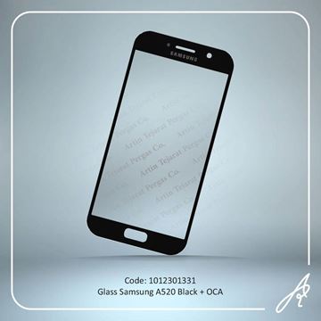 تصویر GLASS A520+OCA BLACK SAM