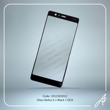 تصویر GLASS NOKIA 5.1 BLACK