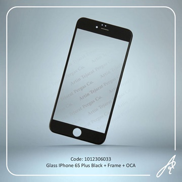 تصویر GLASS 6S PLUS BLACK+OCA+F IPHONE
