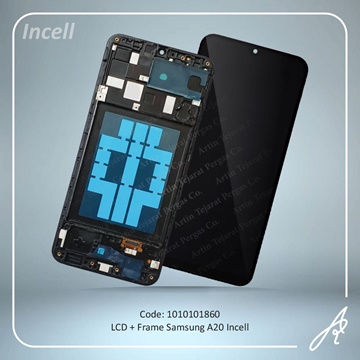 تصویر LCD A20+FRAME INCELL SAM