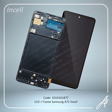 تصویر LCD A71+FRAME INCELL SAM