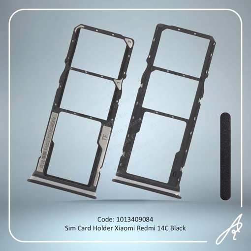 تصویر  SIM HOLDER REDMI 14C BLACK XIAO